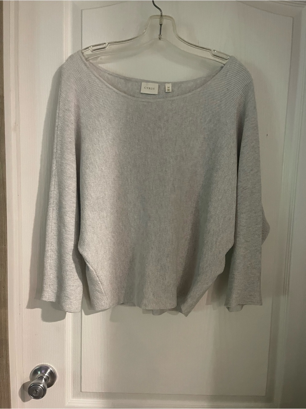 Cyrus Light Gray Crewneck Sweater